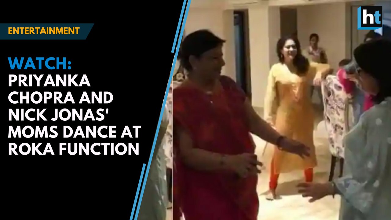Watch: Priyanka Chopra and Nick Jonas' moms groove to hit Punjabi song at roka function
