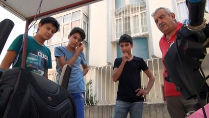 Japonlardan gördü, bin liraya güneş panelli bisiklet icat etti