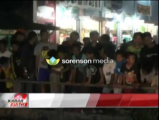 Hindari Motor, Sebuah Minibus Terjun ke Sungai