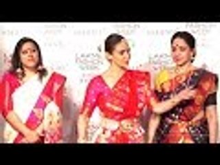 Esha Deol Gets Angry And Embarrasses Hema Malini At Lakme Fashion Week 2018