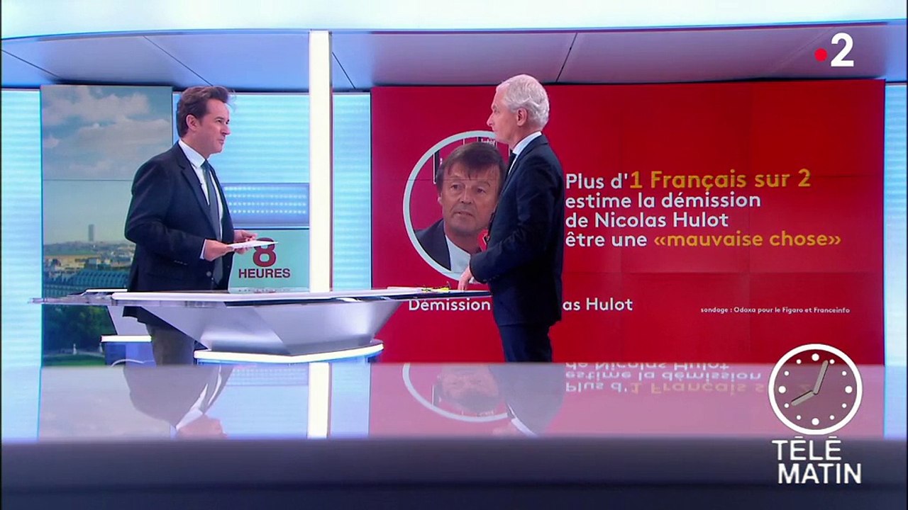 Démission de Nicolas Hulot : une mauvaise opération pour Emmanuel Macron