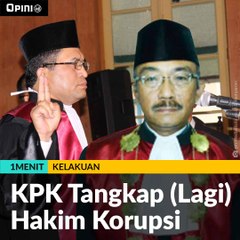 #1MENIT | KPK Tangkap (Lagi) Hakim Korupsi