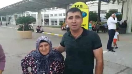 Antalya'da İlk Hac Kafilesini Mahşeri Kalabalık Karşıladı