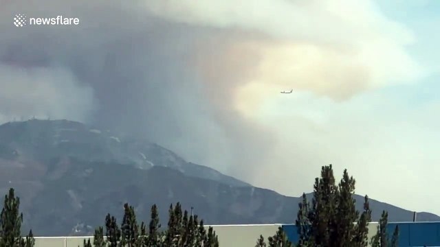 Watch jaw-dropping footage of a 747 supertanker’s air attack on the Holy Fire