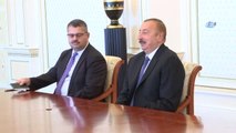 TBMM Başkanı Yıldırım, Azerbaycan Cumhurbaşkanı Aliyev ile Görüştü