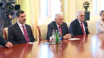 TBMM Başkanı Yıldırım, Azerbaycan Cumhurbaşkanı Aliyev ile görüştü - BAKÜ