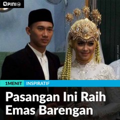 #1MENIT | Pasangan Ini Raih Emas Barengan