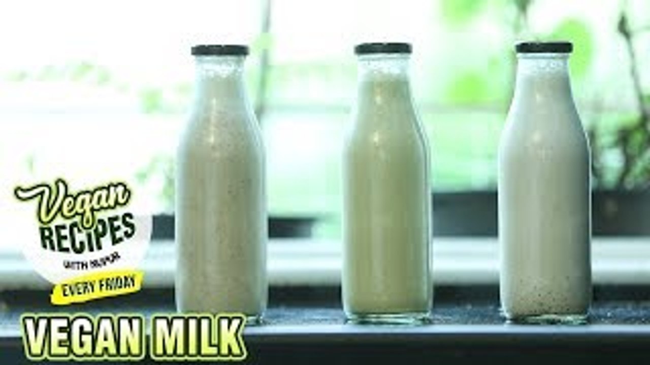 3 Types of Vegan Milk | How To Make Non-Dairy Milk At Home | Vegan Series By Nupur | Rajshri Food