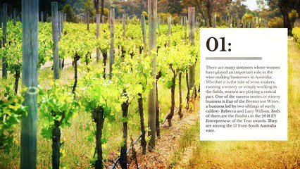 Bremerton Wines- Women in Wine Business