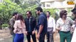 Paltan starcast  during movie promotions at Juhu