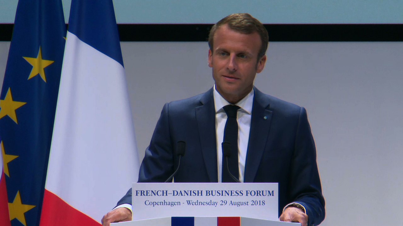Discours du Président de la République, Emmanuel Macron lors de la Conférence économique de la Dansk Industri