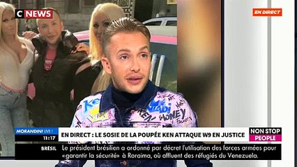 EXCLU - Le sosie de la poupée Ken s'attaque au patron de W9: " j'exige des excuses" - VIDEO
