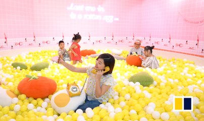 Inside the Egghouse in Shanghai, a “Museum” created for getting likes on social media