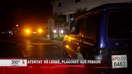 Atentat ne Lezhe - Plagoset nje person
