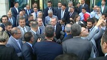 Erdoğan AK Parti Binası Önünde Myk Üyeleriyle Fotoğraf Çektirdi