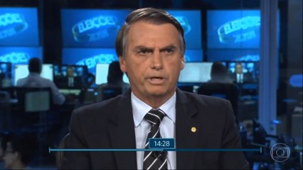 Bolsonaro parte para o confronto na entrevista do Jornal Nacional