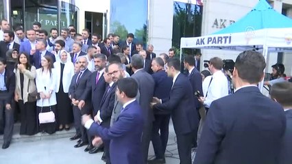 AK Parti Myk Toplantısı - Türkiye Cumhurbaşkanı Erdoğan'ın Girişi