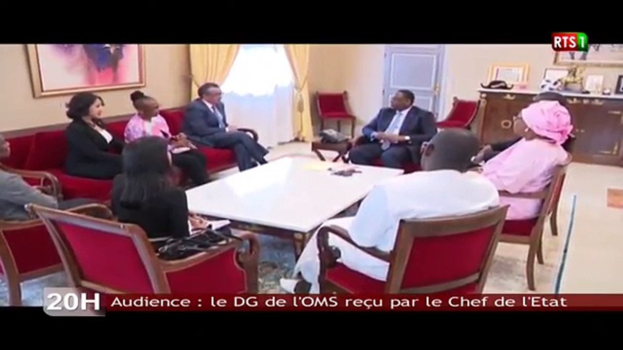 Audience : le DG de l'OMS reçu par le Chef de l'Etat