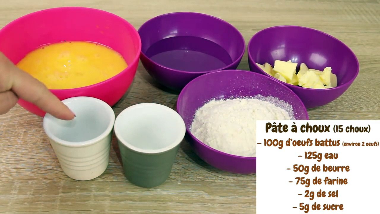 RECETTE CHOUX AU NUTELLA - PÂTE À CHOUX INRATABLE FACILE ET RAPIDE