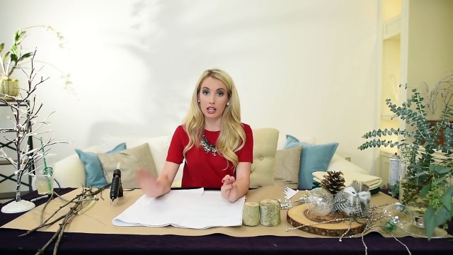 4 EASY Christmas Decor DIYs Small Apartment Christmas Decorating 2016