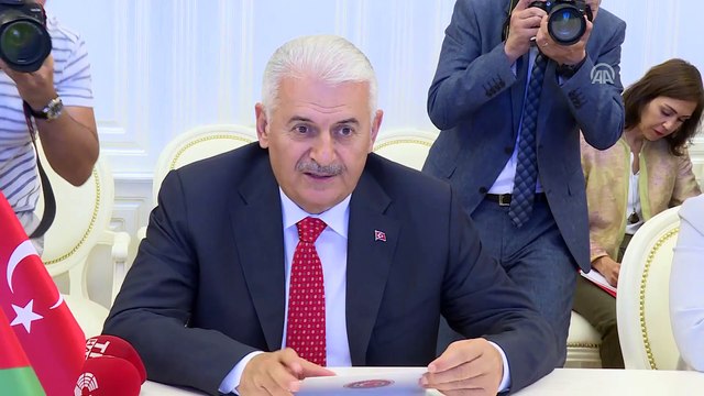 TBMM Başkanı Yıldırım, Azerbaycan Başbakanı Memmedov ile görüştü - BAKÜ
