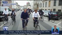 Emmanuel Macron s'offre une balade à vélo à Copenhague en compagnie du Premier ministre danois