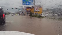 경기 북부 지역 폭우로 도로 17곳 통제 / YTN