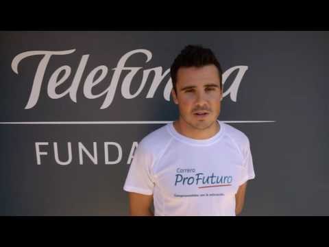 Javier Gómez Noya, abanderado de la Carrera ProFuturo