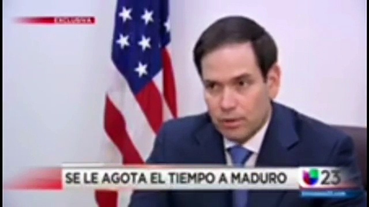 Marco Rubio aboga por una intervención militar en Venezuela