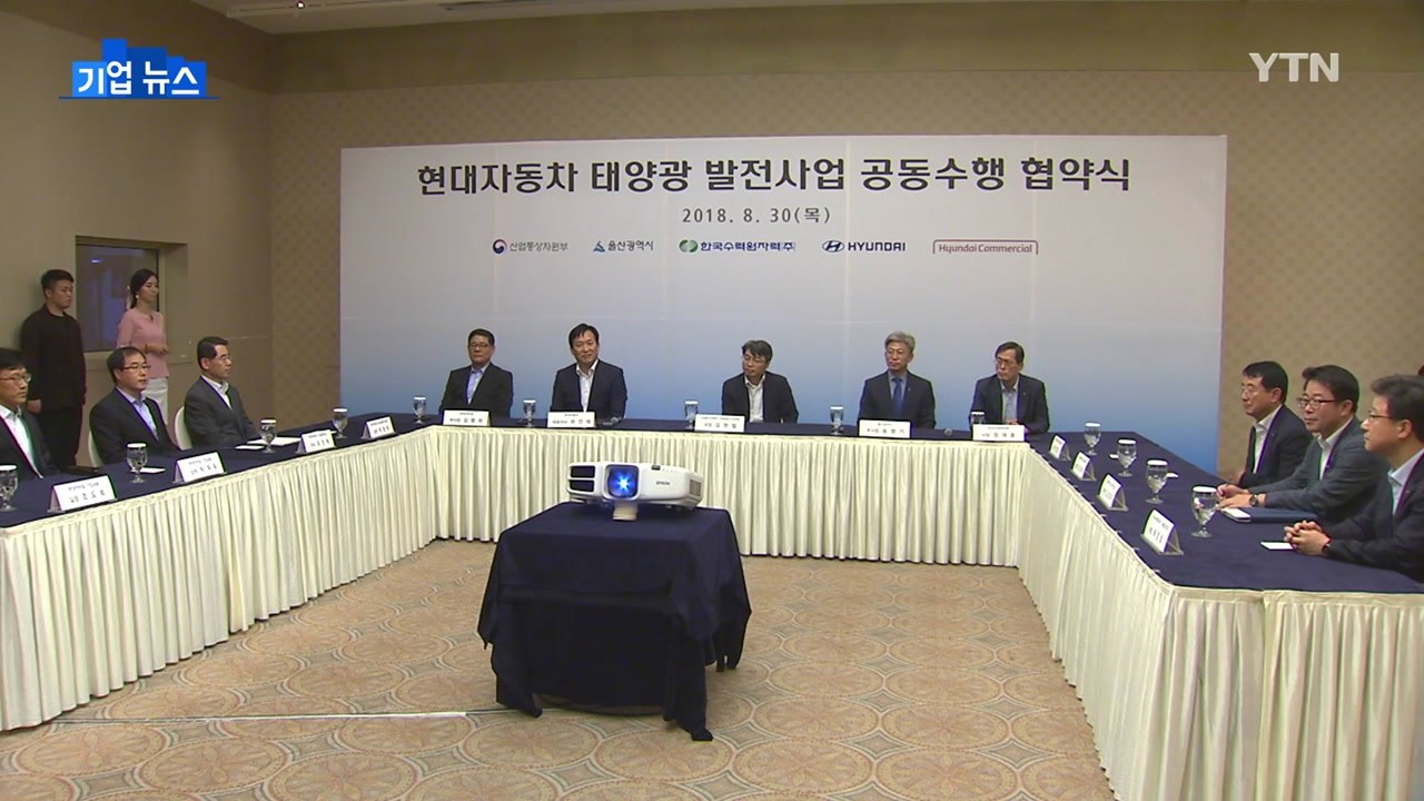 [기업] 현대차, 만 가구 1년 쓸 태양광 발전 추진 / YTN