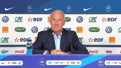 Ligue des nations: Deschamps rappelle les champions du monde