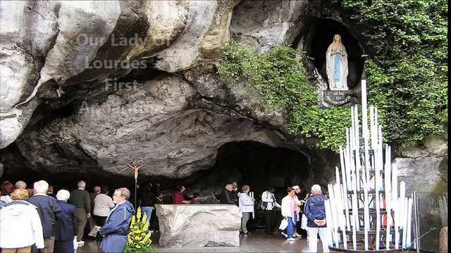 Our lady of lourdes 1st and 6th apparition