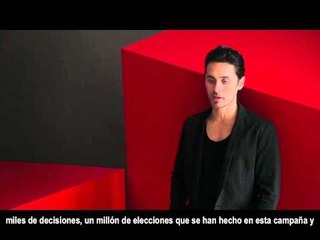 Spot Hugo Red, making of con Jared Leto