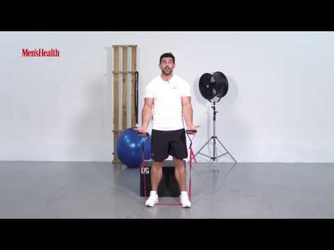 Fitness con banda elástica: Hombros