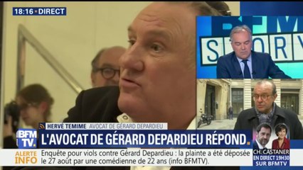 Pour son avocat, cette accusation "est le contraire" de Depardieu