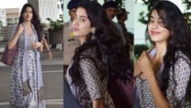 Jhanvi Kapoor traditional avatar at Airport surprises fans! | Boldsky