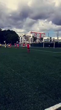 Pénalty du 5-2 de Doulal lors du match amical contre Lorient Sport
