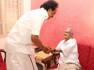 கருணாநிதியின் "சகா" சங்கரய்யாவிடம் ஆசி பெற்ற மு.க.ஸ்டாலின் | MK Stalin met Sankarayya