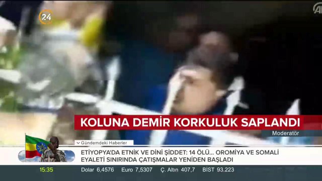 Koluna demir korkuluk saplandı