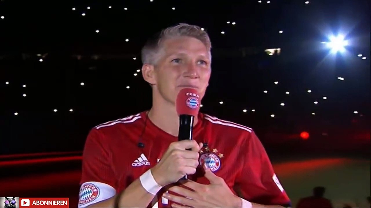 Servus Basti! Bastian Schweinsteiger Abschiedsrede unter Tränen