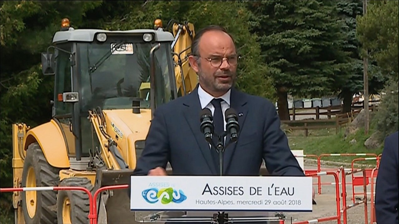 Assises de l'eau : Édouard Philippe annonce les premières mesures