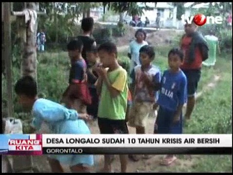 Sudah 10 Tahun Desa Longalo Krisis Air Bersih