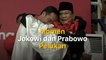 Momen Jokowi dan Prabowo Pelukan