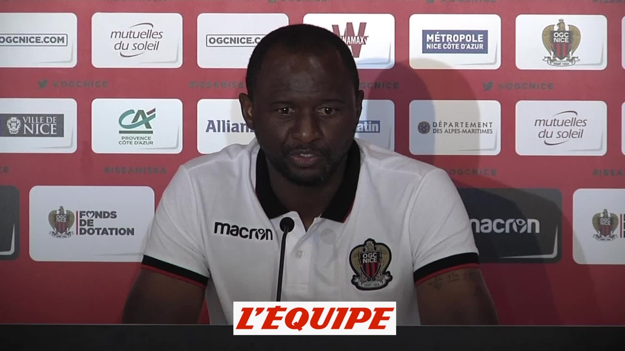 Vieira «Ce match sera un très bon test» - Foot - L1 - Nice