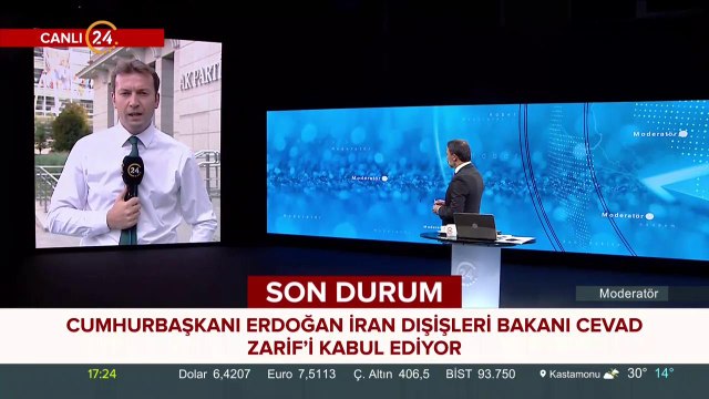İran Dışişleri Bakanı Cevad Zarif AK Parti Genel Merkezi'nde