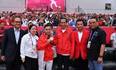 Jokowi Apresiasi Perolehan Medali Tim Indonesia