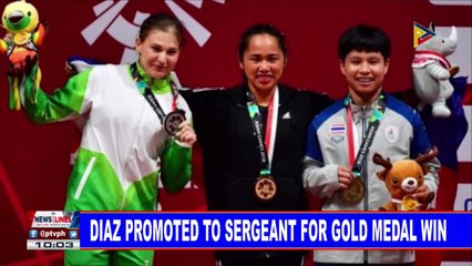 Diaz promoted to sergeant for gold medal win