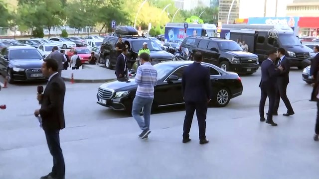 İran Dışişleri Bakanı Zarif, AK Parti Genel Merkezi'ne geldi - ANKARA