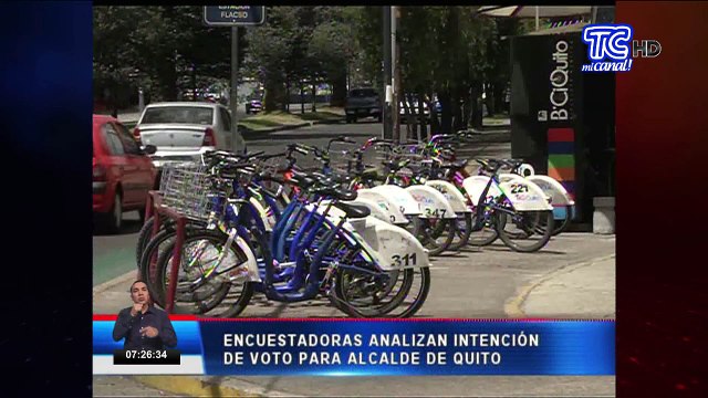Encuestadoras analizan intención de voto para alcalde de Quito