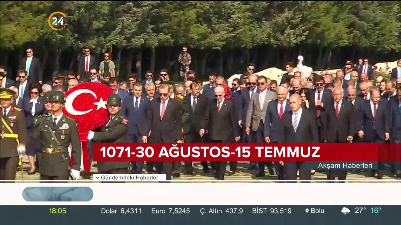 Başkan'dan 30 Ağustos Mesajı